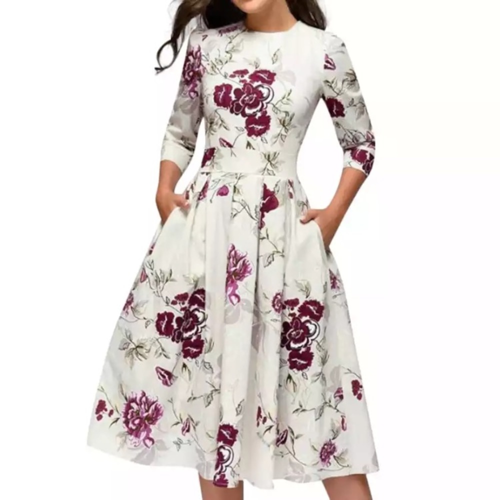 Summer Party Dress with pocket - Picture 2 of 2